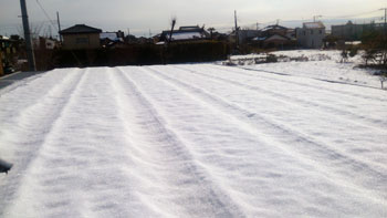 高崎市の2016年1月の雪