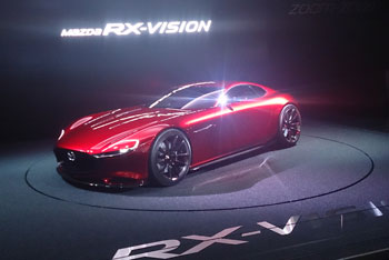 The RX-VISION revelead at the Tokyo Motor Show 2015